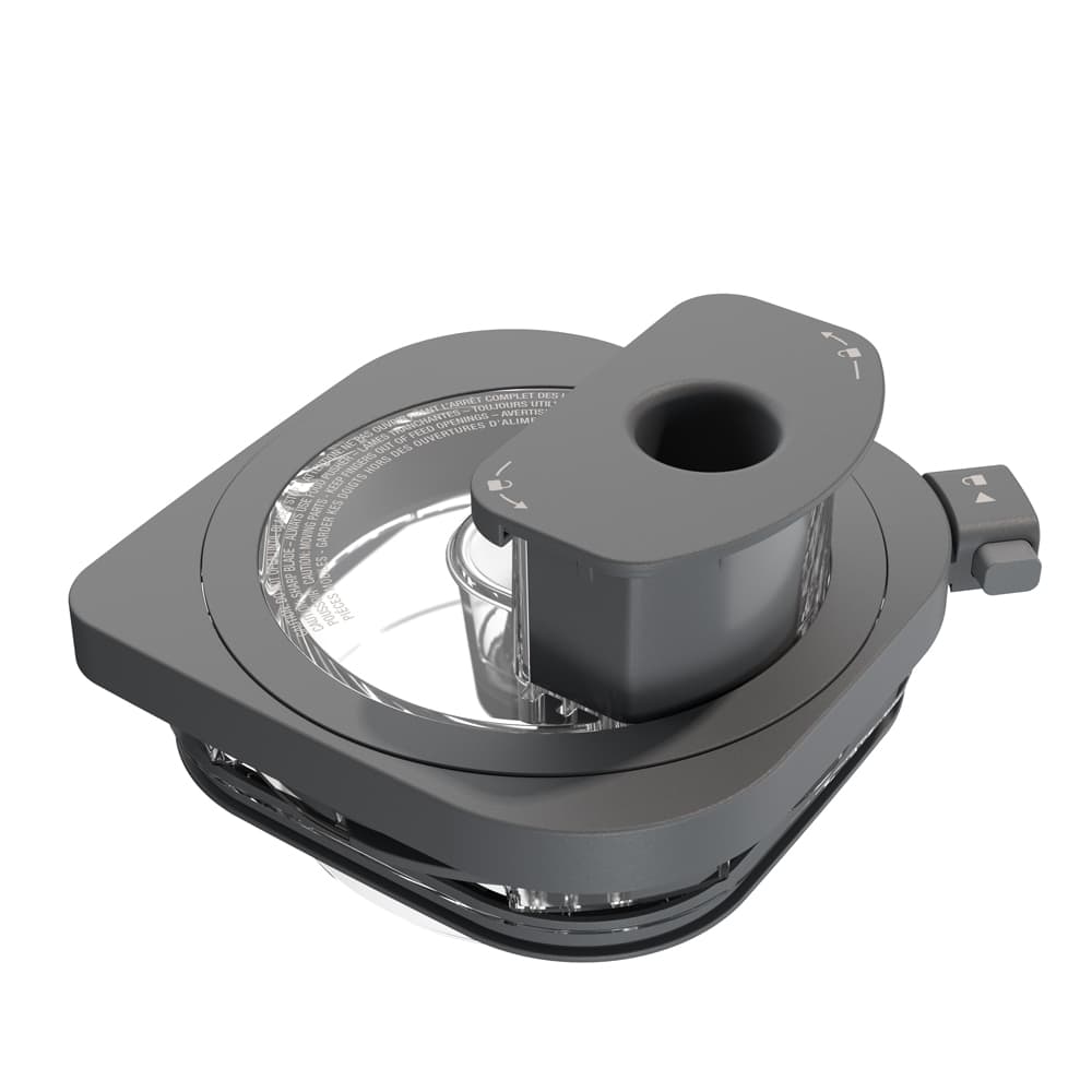 Feed Chute Lid with 2-Part Pusher