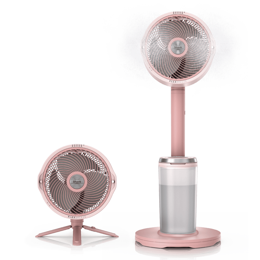 Shark FlexBreeze Pro Mist Indoor & Outdoor Fan in Blush