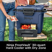 Ninja FrostVault™ 30qt Hard Cooler with Cold Dry Zone in Pink