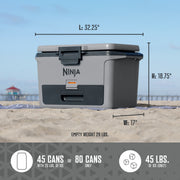 Ninja FrostVault™ 50qt Cooler in Blue Grey