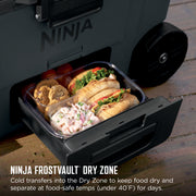 Ninja FrostVault™ 45qt Cooler with Wheels & Accessories in Charcoal Gray