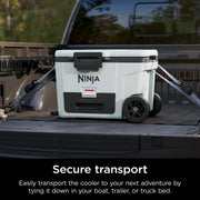 Ninja FrostVault™ 45qt Wheeled Cooler with Dry Zone in Pink