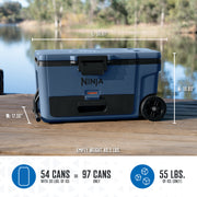 Ninja FrostVault™ 65qt Cooler with Wheels in Cloud White