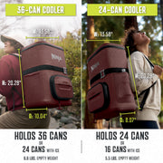Ninja FrostVault™ 24 Can Backpack Cooler in Charcoal Gray