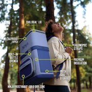 Ninja FrostVault™ 24 Can Backpack Cooler in Charcoal Gray