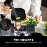 Ninja NeverClog™ Juicer in Spanish Moss