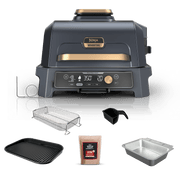 Ninja Woodfire Premium XL BBQ Grill in Green and Gold