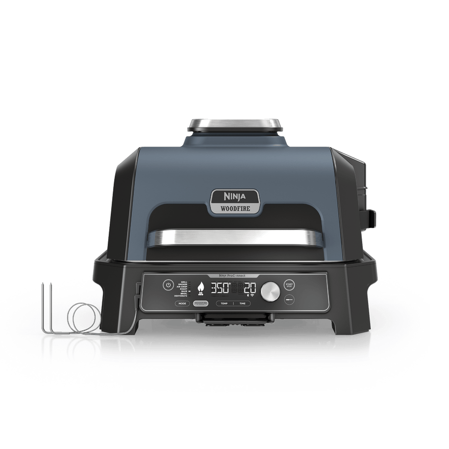 Ninja Woodfire Premium XL BBQ Grill in Coastal Blue